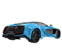 Sport car isolated on transparent background. 3d rendering - illustration png