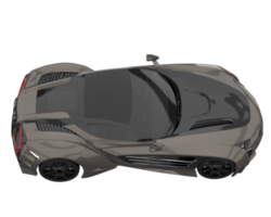 carro esporte isolado em fundo transparente. renderização 3D - ilustração png