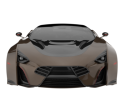 Sport car isolated on transparent background. 3d rendering - illustration png