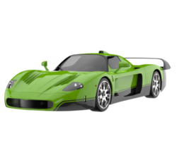 carro esporte isolado em fundo transparente. renderização 3D - ilustração png