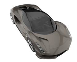 carro esporte isolado em fundo transparente. renderização 3D - ilustração png