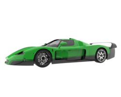 sport auto geïsoleerd Aan transparant achtergrond. 3d renderen - illustratie png