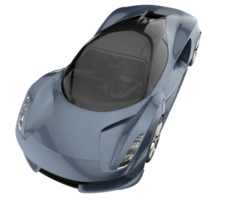 carro esporte isolado em fundo transparente. renderização 3D - ilustração png