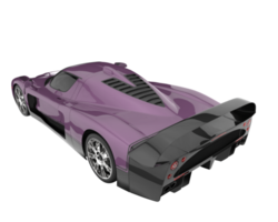 Sport car isolated on transparent background. 3d rendering - illustration png