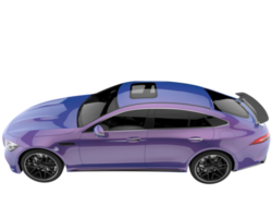 Sport car isolated on transparent background. 3d rendering - illustration png