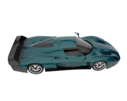 Sport car isolated on transparent background. 3d rendering - illustration png