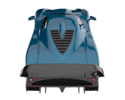 Sport car isolated on transparent background. 3d rendering - illustration png