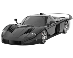 carro esporte isolado em fundo transparente. renderização 3D - ilustração png