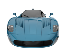 Sport car isolated on transparent background. 3d rendering - illustration png