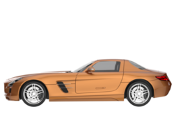 Sport car isolated on transparent background. 3d rendering - illustration png