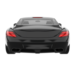 Sport car isolated on transparent background. 3d rendering - illustration png