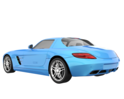 Sport car isolated on transparent background. 3d rendering - illustration png