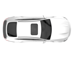 voiture de sport isolée sur fond transparent. rendu 3d - illustration png