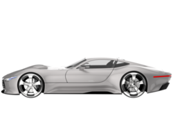 Sport car isolated on transparent background. 3d rendering - illustration png