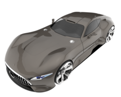 voiture de sport isolée sur fond transparent. rendu 3d - illustration png