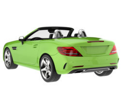 sport auto geïsoleerd Aan transparant achtergrond. 3d renderen - illustratie png