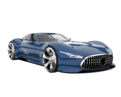 Sport car isolated on transparent background. 3d rendering - illustration png