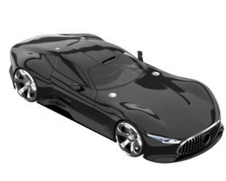 Sport car isolated on transparent background. 3d rendering - illustration png