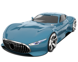 Sport car isolated on transparent background. 3d rendering - illustration png