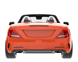 Sport car isolated on transparent background. 3d rendering - illustration png