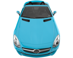 Sport car isolated on transparent background. 3d rendering - illustration png