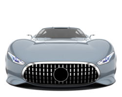 voiture de sport isolée sur fond transparent. rendu 3d - illustration png