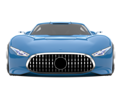 Sport car isolated on transparent background. 3d rendering - illustration png