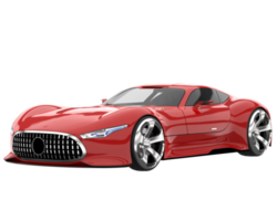 Sport car isolated on transparent background. 3d rendering - illustration png