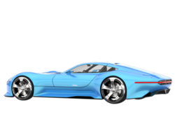 Sport car isolated on transparent background. 3d rendering - illustration png