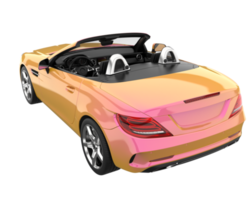 carro esporte isolado em fundo transparente. renderização 3D - ilustração png