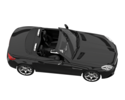 Sport car isolated on transparent background. 3d rendering - illustration png