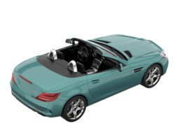 Sport car isolated on transparent background. 3d rendering - illustration png