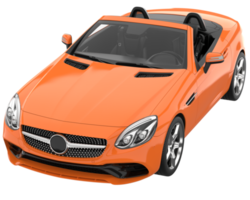 carro esporte isolado em fundo transparente. renderização 3D - ilustração png