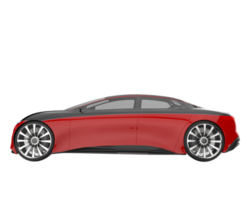 voiture de sport isolée sur fond transparent. rendu 3d - illustration png