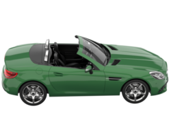 sport auto geïsoleerd Aan transparant achtergrond. 3d renderen - illustratie png