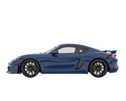 Sport car isolated on transparent background. 3d rendering - illustration png