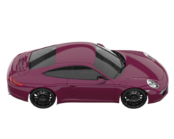 Sport car isolated on transparent background. 3d rendering - illustration png