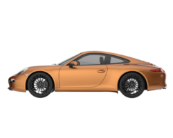 Sport car isolated on transparent background. 3d rendering - illustration png