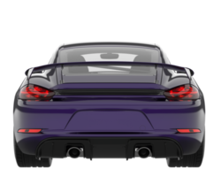 Sport car isolated on transparent background. 3d rendering - illustration png