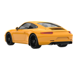 Sport car isolated on transparent background. 3d rendering - illustration png