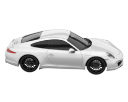 Sport car isolated on transparent background. 3d rendering - illustration png