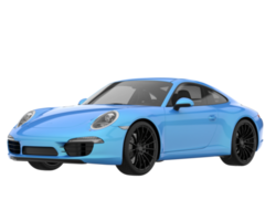 Sport car isolated on transparent background. 3d rendering - illustration png