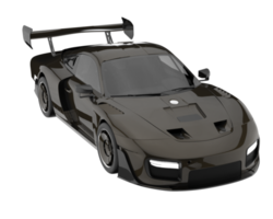 carro esporte isolado em fundo transparente. renderização 3D - ilustração png