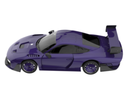 Sport car isolated on transparent background. 3d rendering - illustration png