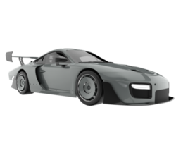 Sport car isolated on transparent background. 3d rendering - illustration png