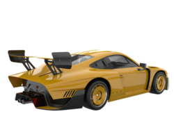 Sport car isolated on transparent background. 3d rendering - illustration png