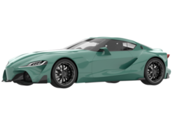 voiture de sport isolée sur fond transparent. rendu 3d - illustration png