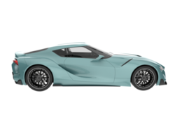 voiture de sport isolée sur fond transparent. rendu 3d - illustration png