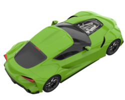 Sport car isolated on transparent background. 3d rendering - illustration png