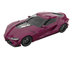 Sport car isolated on transparent background. 3d rendering - illustration png